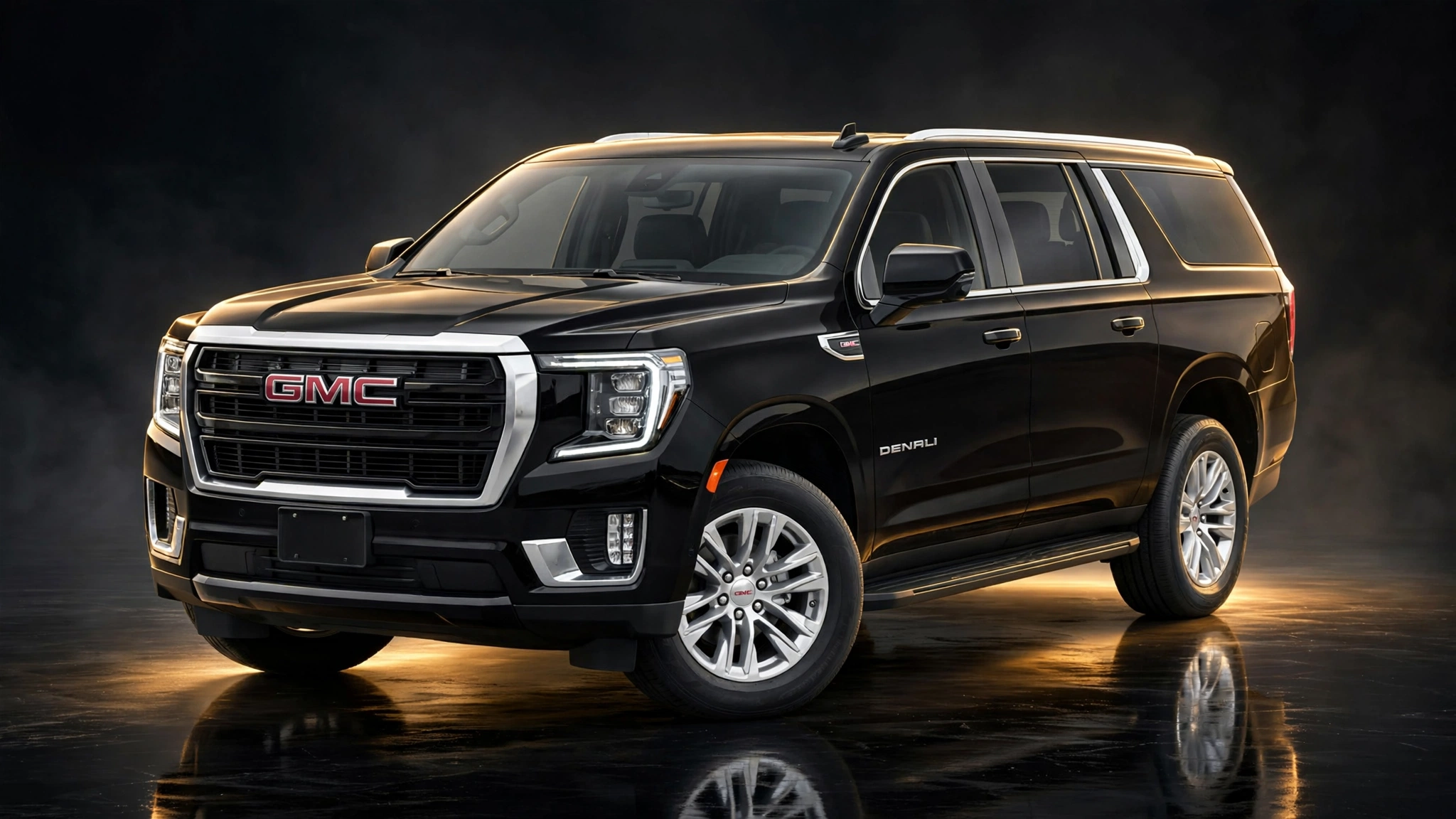 Black 2026 GMC Denali XLE — A1 Ride USA luxury SUV