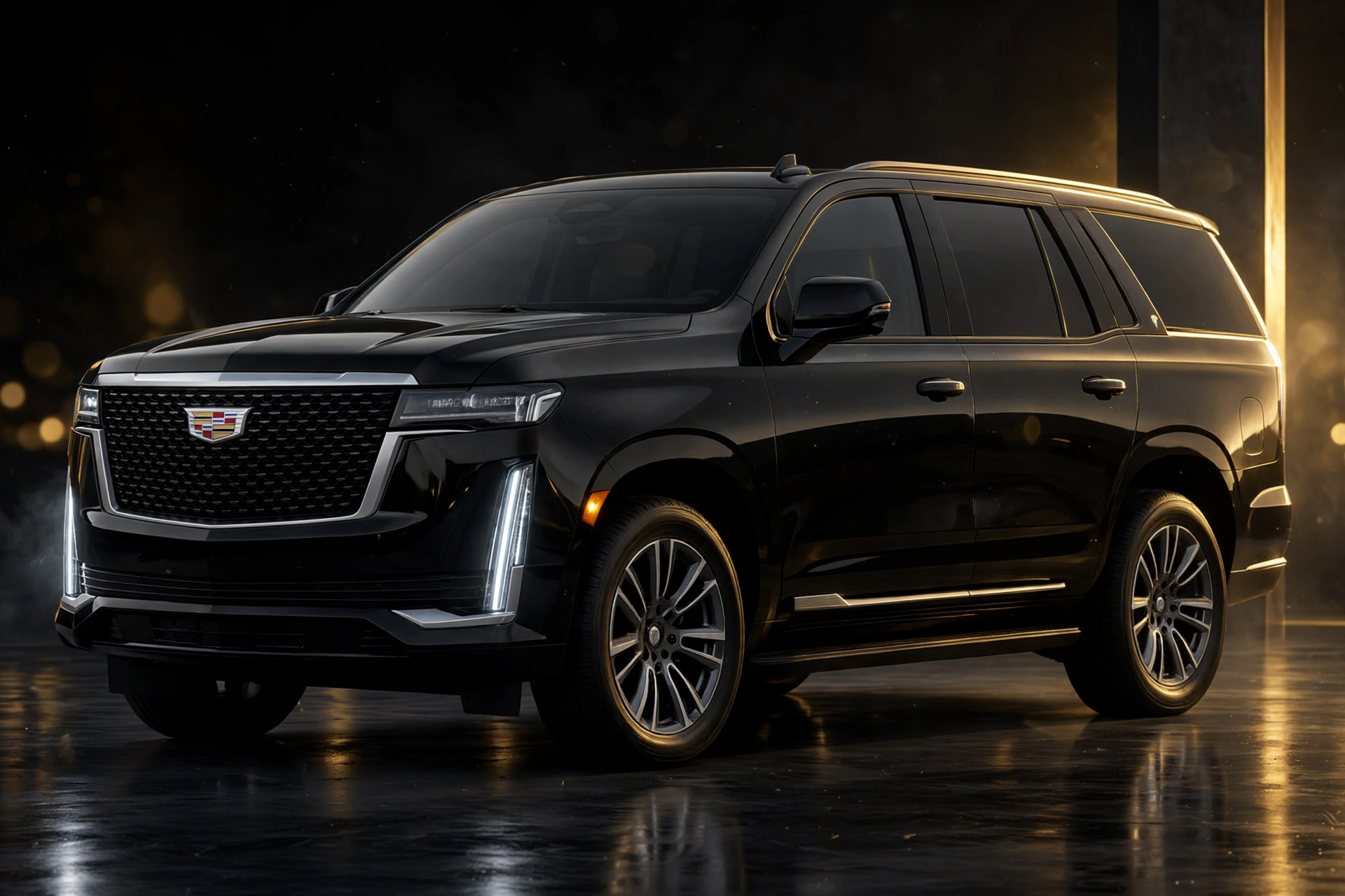 Black Cadillac Escalade — A1 Ride USA luxury SUV in Lynnwood WA